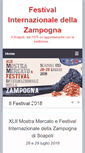 Mobile Screenshot of festivaldellazampogna.it